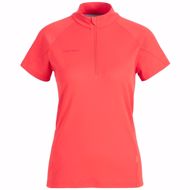camiseta-aegility-half-zip-mujer-roja