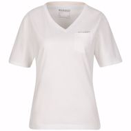 camiseta-mammut-pocket-mujer-blanca